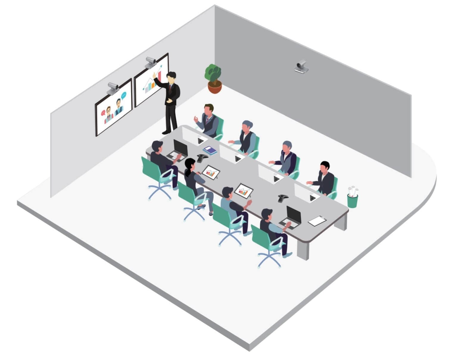 Yealink large room video conferencing